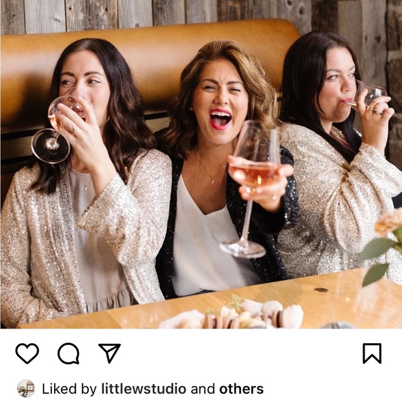 Champagne sequin duster (small/medium) - Picture 4 of 4